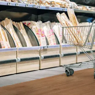 C70 MEGACLIC Bodega Chestnut &amp; DESIGN TILE Manhattan Dust - Room scene